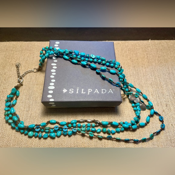 Silpada Turquoise Bead Necklace - Picture 6 of 8